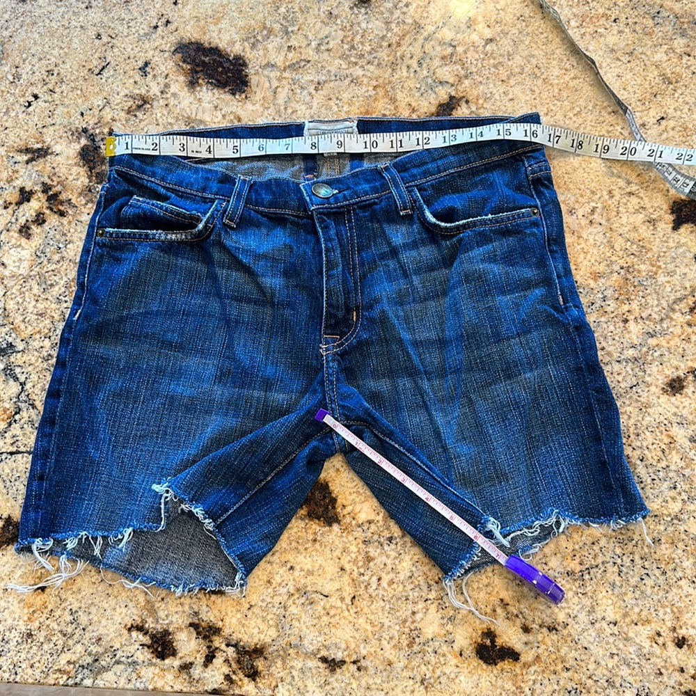 CURRENT ELLIOTT "THE FLING" Jean Shorts